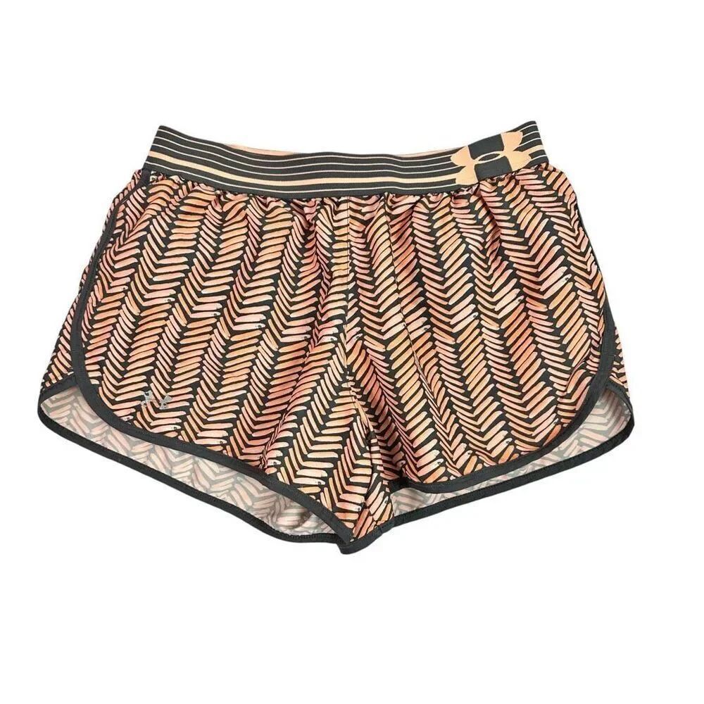 Under Armour XS Gray Peach Perfect Pace Running Shorts